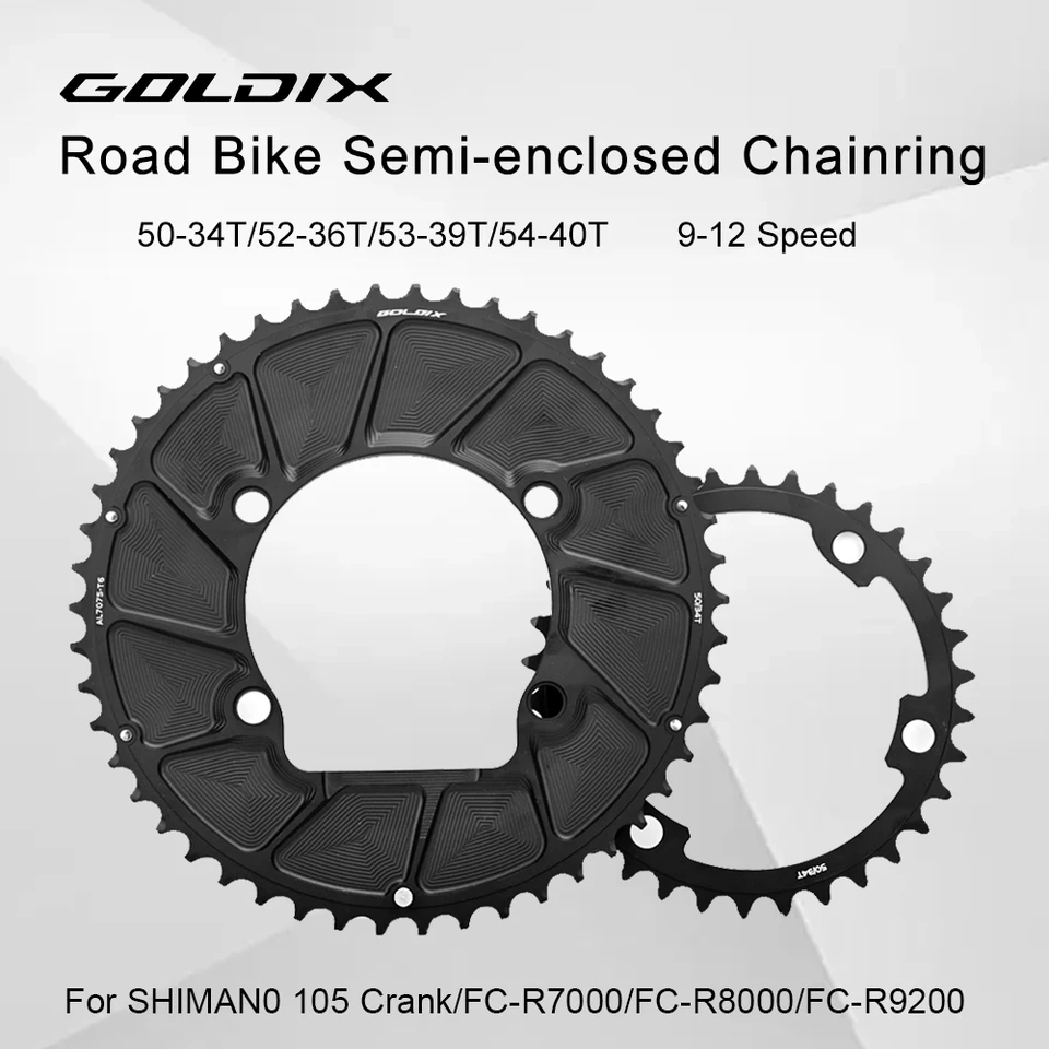 GOLDIX 110BCD 2X ダブルチェーンリング 9-12S ロードバイクチェーン
