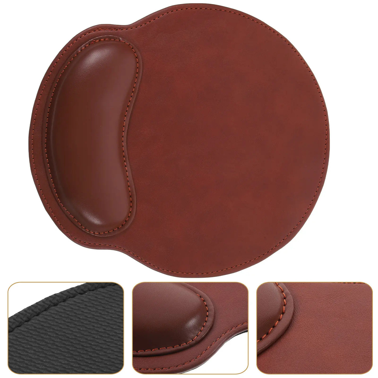 

Gaming Wrist Support Mouse Mat Finish Memory Foam Core Anti Slip Rubber Base for Computer Laptop Work Relaxation