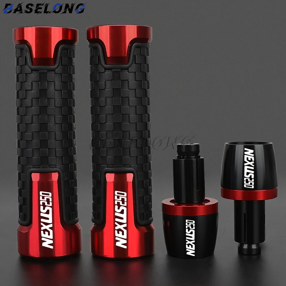 

Motorcycle Handlebar Grips Bar Ends Hand Grip Plug Slider End Caps For GILERA Nexus250 E3 2006-2008 Nexus 250RR 250RS 2021-2025