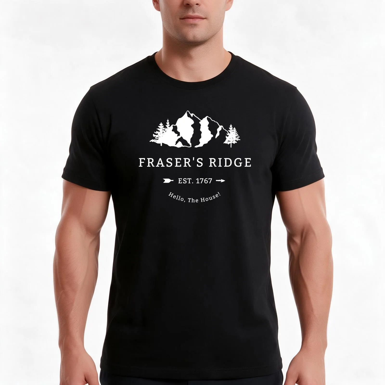 Outlander | Fraser's Ridge T-Shirt Summer Casual Cotton Tee Oversized Streetwear Tops Vintage Graphic Print Unisex Men Women
