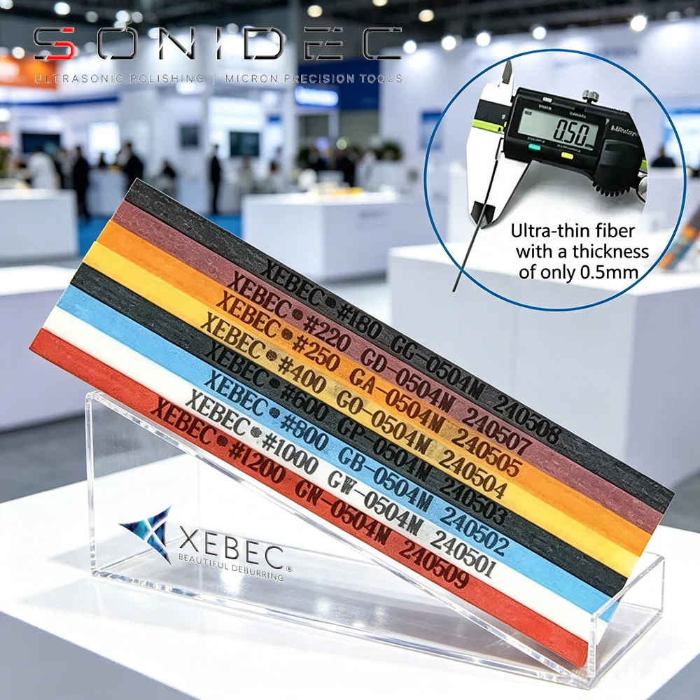 XEBEC Japan 0.5mm Ultra-thin Ceramic Fiber Stone - Precision Grinding Polishing Deburring Tool