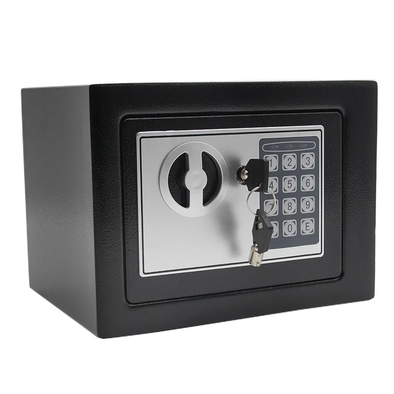 Digital Safe Box Household Money Mini Safes Small Steel Bank Safety Security Box Keep Cash Jewelry Or Document Securely With Key