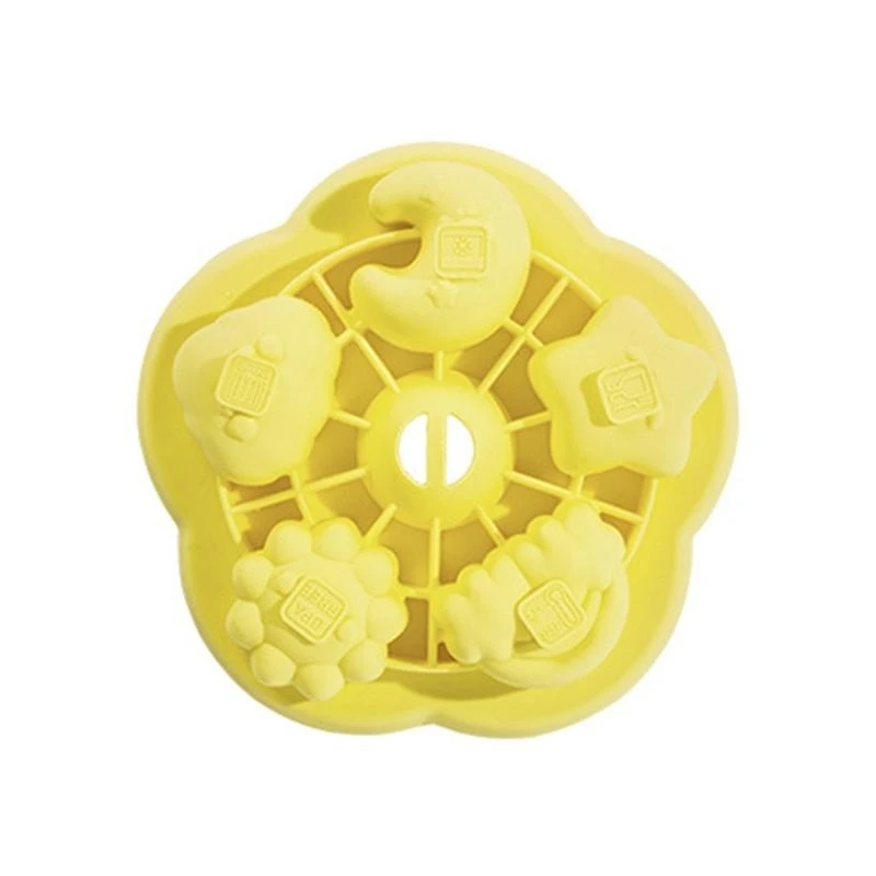 5 Cavities Steamed Cake Baby Supplement Cake Molds Steamable Baking Moulds