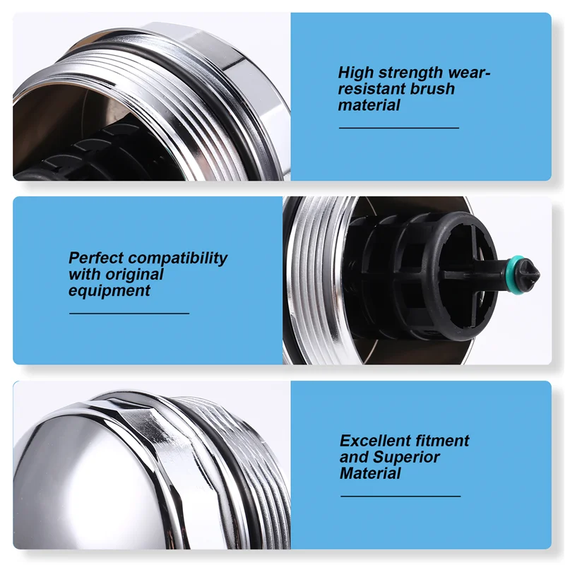 

11427525334 Upgrade Aluminum Oil Filter Housing Cover Cap For BMW X6 X5 328I 528I X3 535XI 740LI X3 X5 X6 N5 Engine