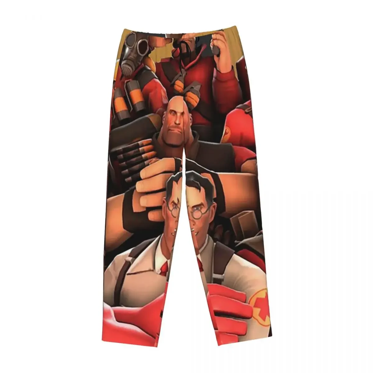 

Женские пижамные брюки Custom Team Fortress Poster Art с карманами для дома и сна