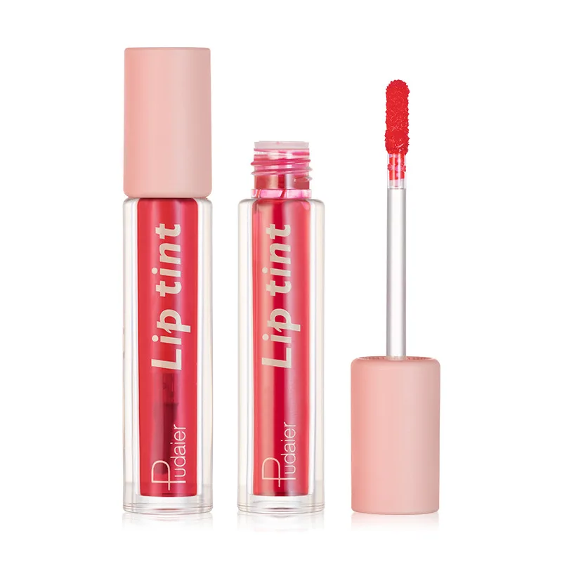 Flüssiger Lipgloss-Lippenstift, leuchtend farbiges Lippen-Make-up mit hohem Pigment, feuchtigkeitsspendend und nicht klebend, geeignet für alle Hauttypen