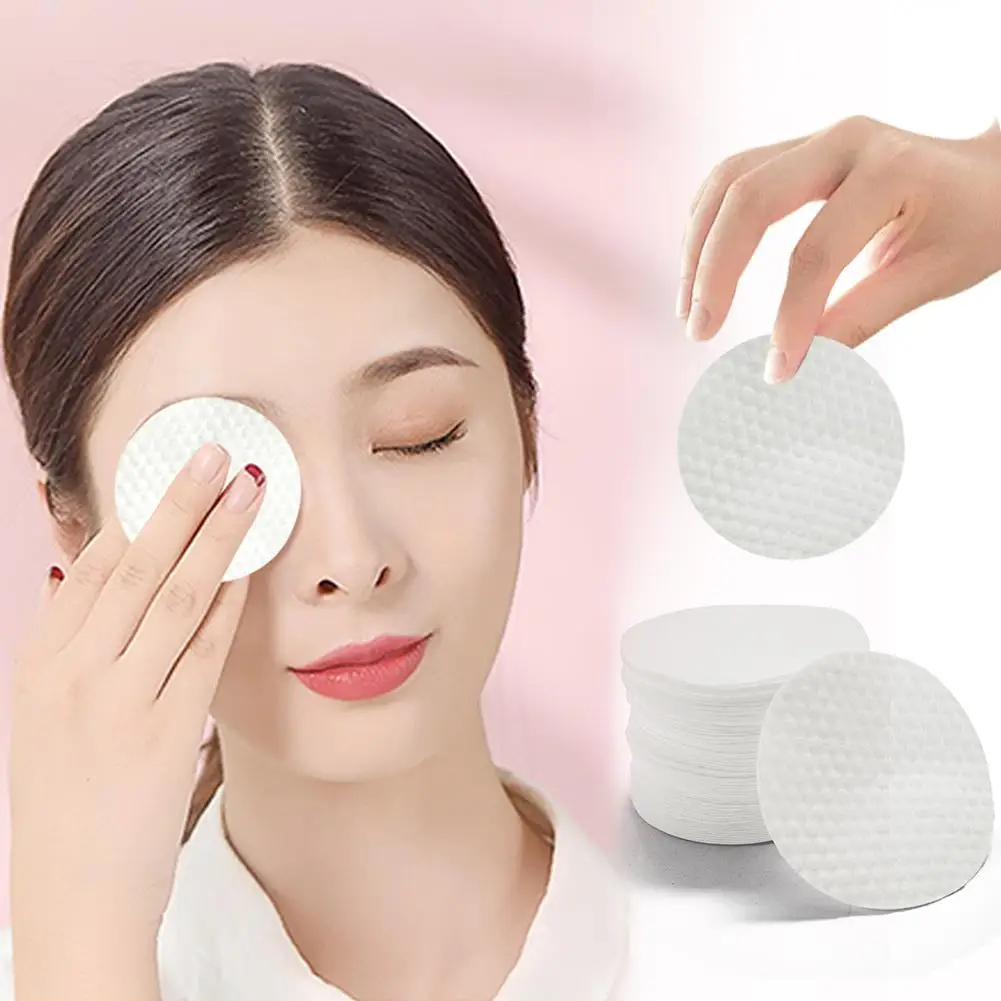 300/600 Stuks/1200 Stuks Wegwerp Make-Up Katoenen Doekjes Zachte Verwijderaar Pads Gezicht Puff Wattenschijfjes Reinigingspapier Veeg Cosmetische Pads