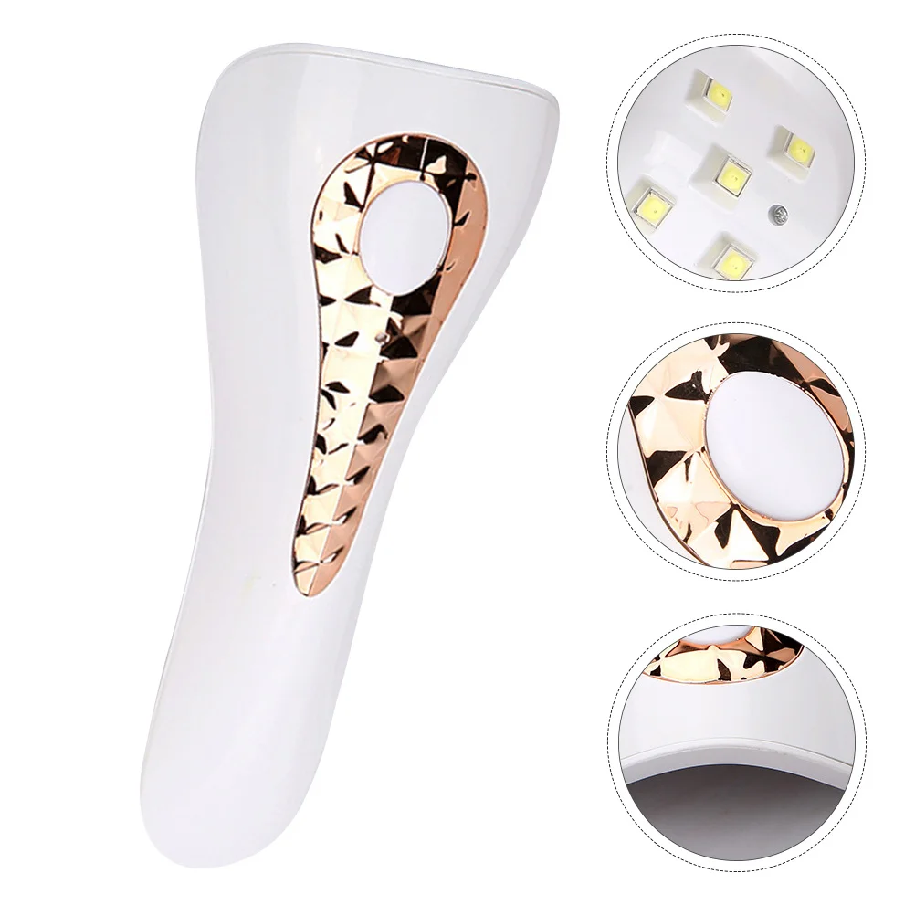 Lampada per unghie portatile Essiccatore gel UV a LED ad asciugatura rapida premium per salone Home Fai da te Strumento per manicure da viaggio Dispositivo per la bellezza delle unghie con luce di asciugatura