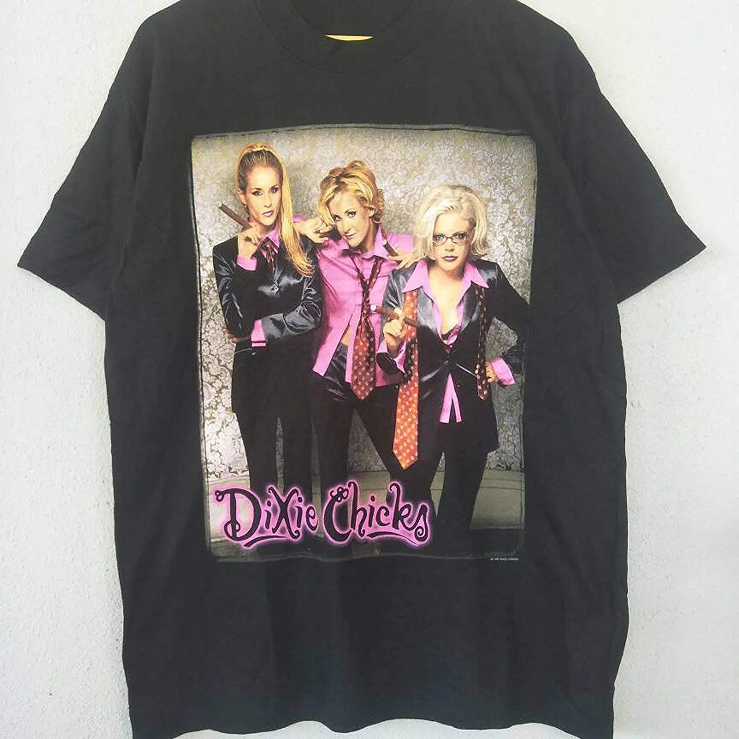 Vintage 90s Dixie Chicks Band Girl Black Men S-234XL T-shirt