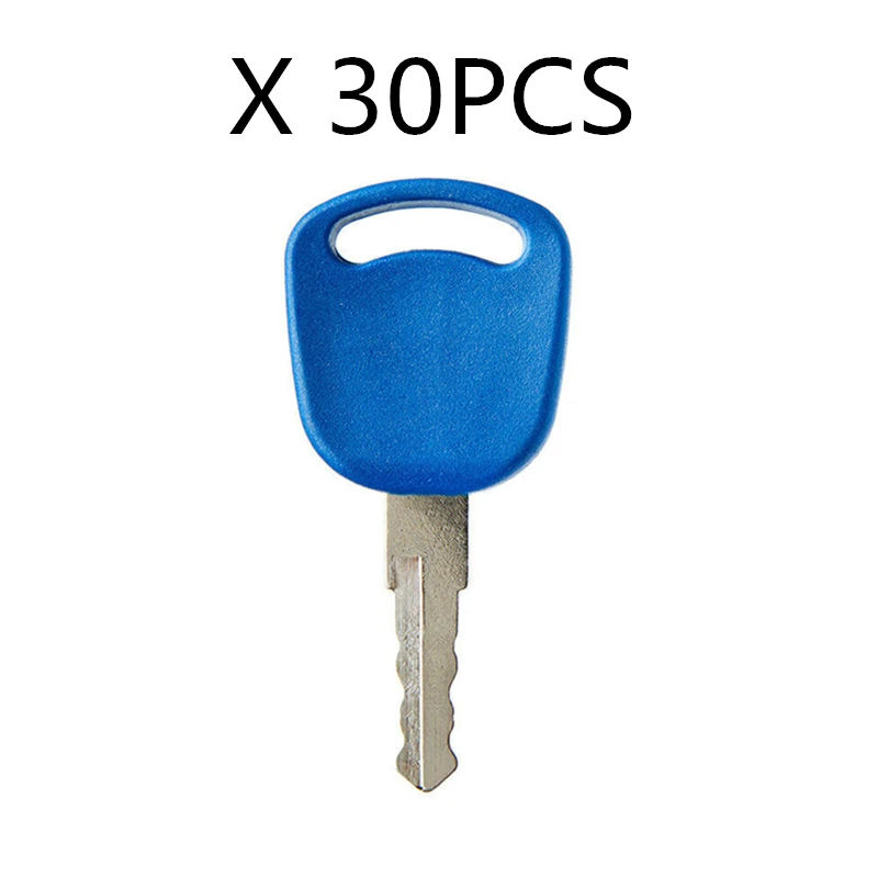 

30 Pcs 14601 Key For New Holland Case Tractor Excavator Grader Dozer Heavy Equipment 82003267 82030143 Free Shipping