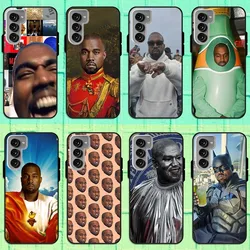 Kanye West funny cute Phone Case For Samsung Galaxy S22 S23 S24 S30 Note 20 10 Plus Lite FE ULTRA Shell