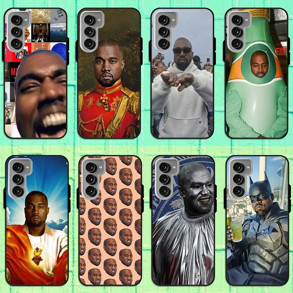 Kanye West funny cute Phone Case For Samsung Galaxy S22 S23 S24 S30 Note 20 10 Plus Lite FE ULTRA Shell