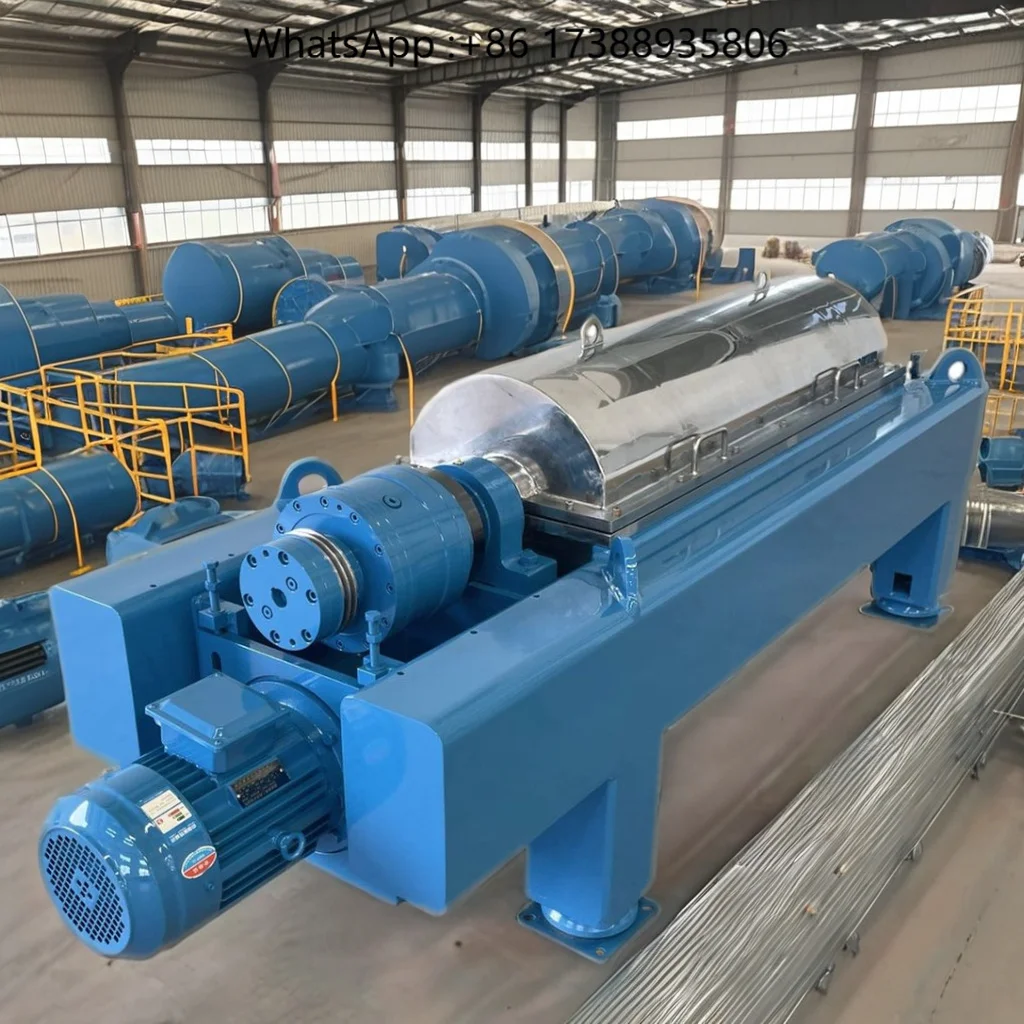 Industrial Decanter Centrifuge for Oil-Water Separation | Continuous Three-Phase Separator