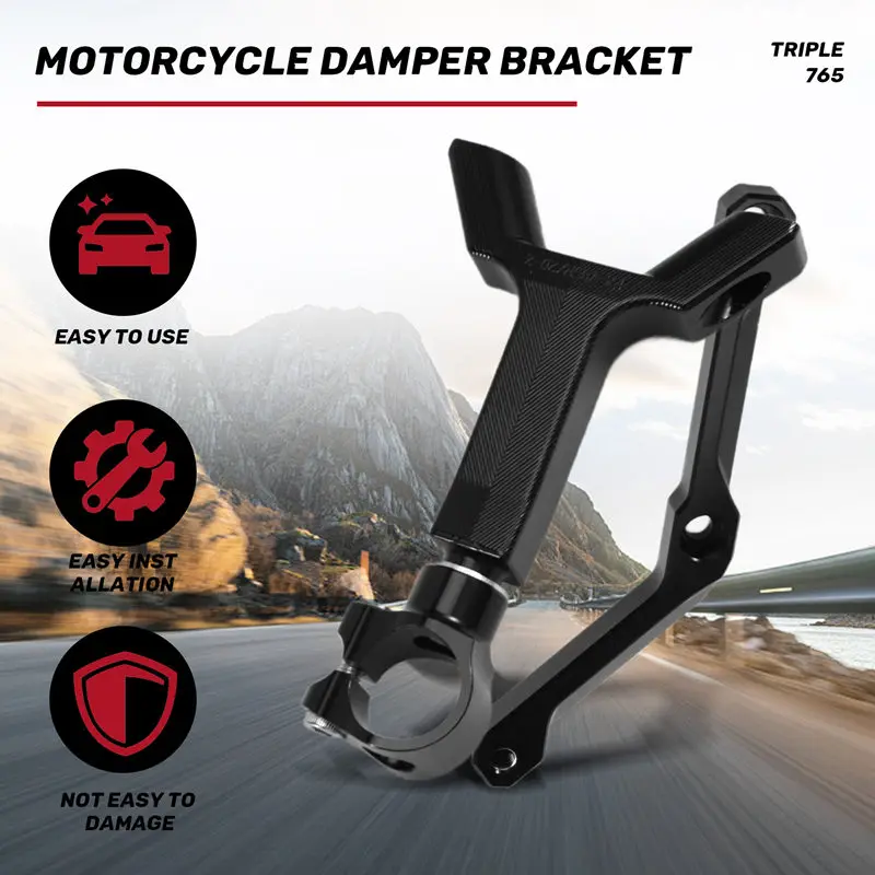 

For Triumph STREET TRIPLE 765 Steering Damper Bracket Kit 2017-2022 HOT SALE
