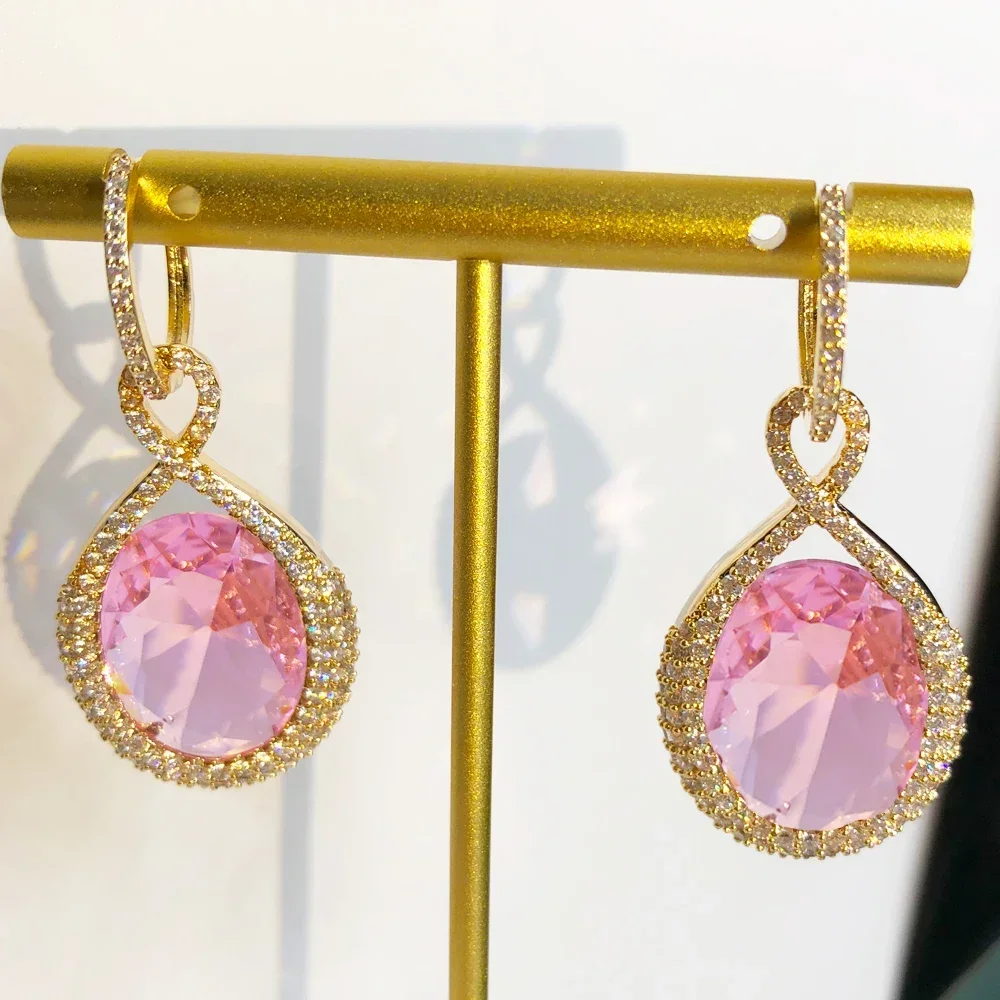 

Soramoore Cute Luxury Charm Drop Dangle Earrings for Women Wedding Party Jewelry Ladies Daily Trendy Accessories Hot Sale