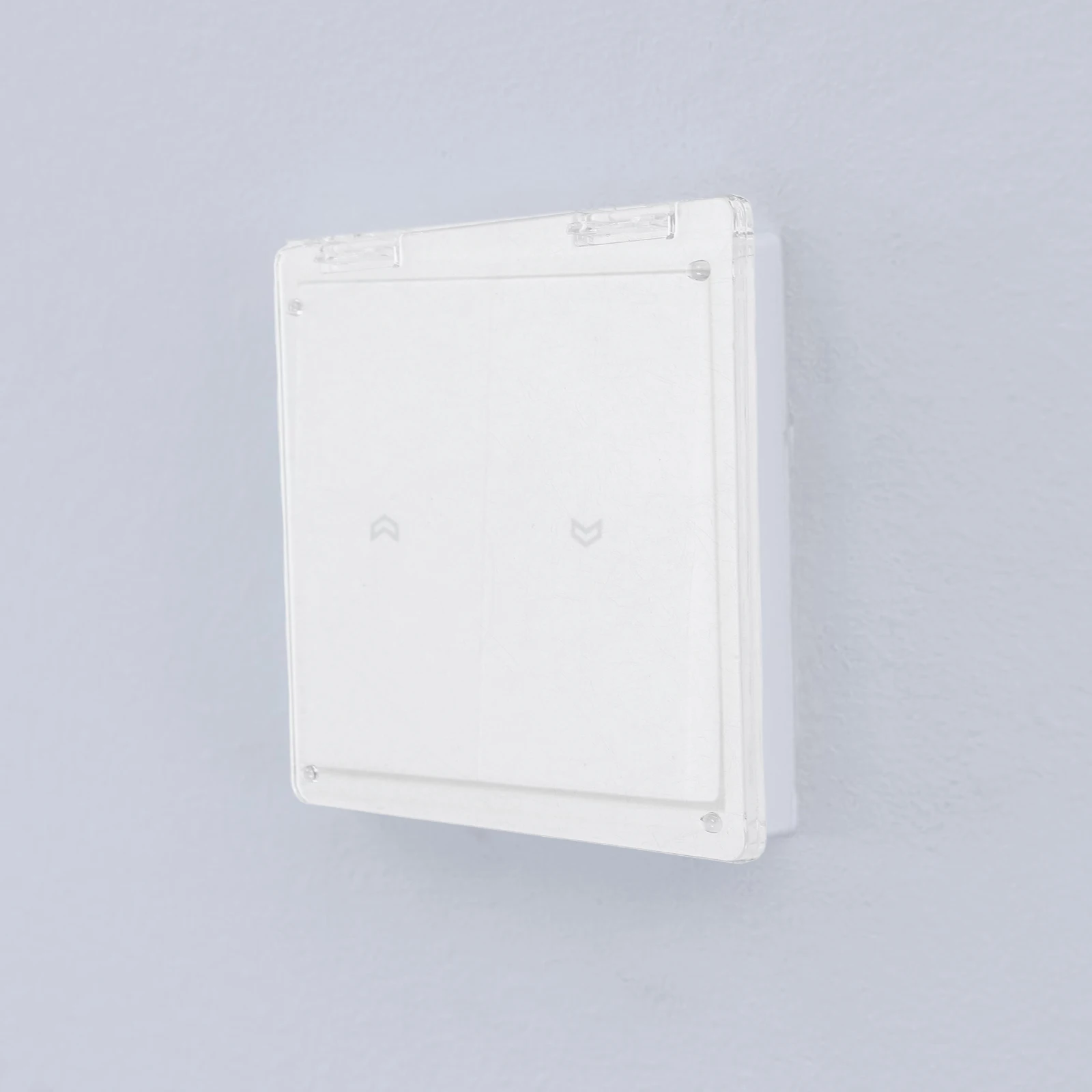 

2pcs Air Conditioner Thermostat 86 Type Plastic Panel Wall Mount Waterproof Housing For Water Heating Systems Dust Guard