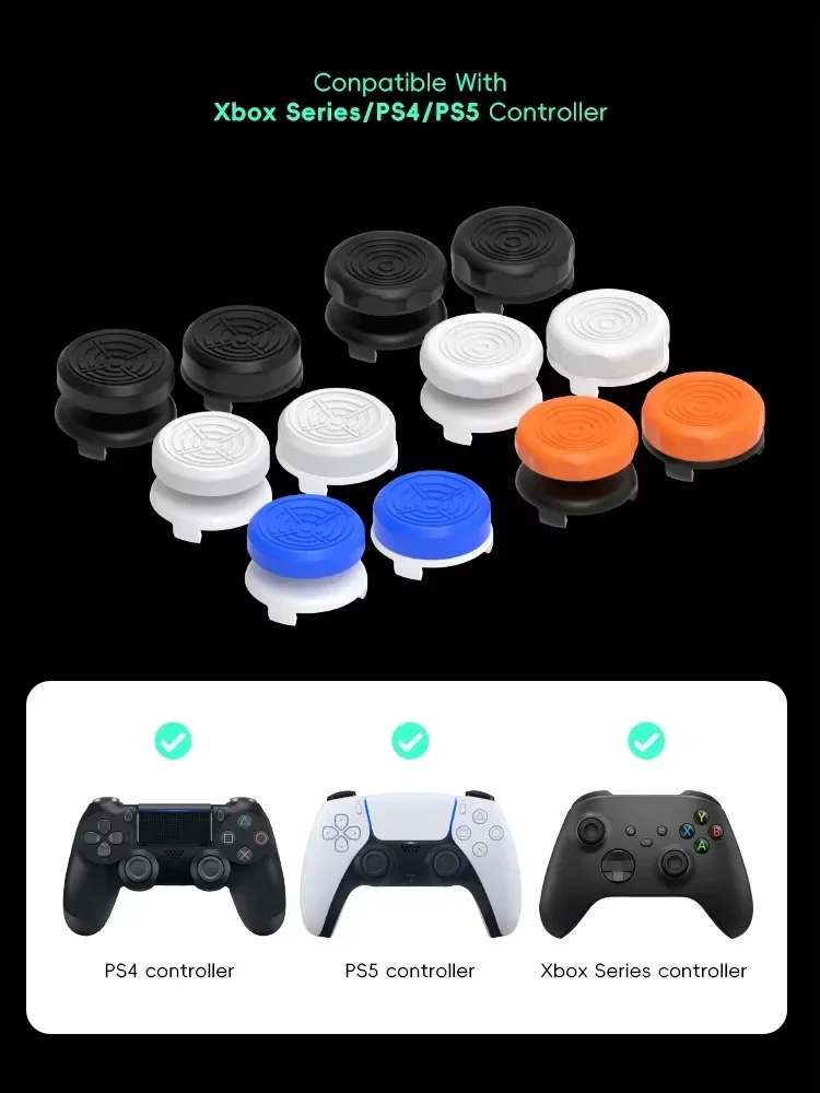 DATA FROG Galaxy High Rise FPS Ergonomic Thumb Grips Analog Stick Caps For Game Controller Accessories view 5