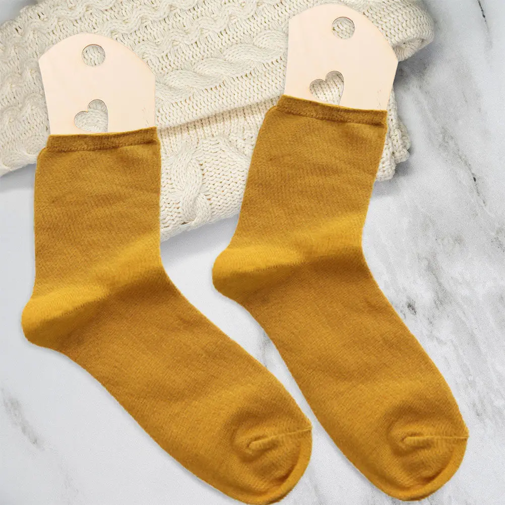 4Pcs Wood Sock Blockers DIY Adjustable Size Knit Blocking Tools Crochet Stocking Display Hand Knitting Sock Blockers Set view 4