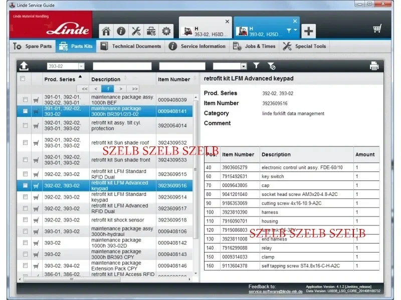 Zdjęcie 4: Gorąca sprzedaż 2026, LINDE SERVICE GUIDE LSG 5.2.2 2024.12 lub Linde Service Guide LSG 2021.10 + klawiatura cyfrowa (keygen) z możliwością nieograniczonego montażu
