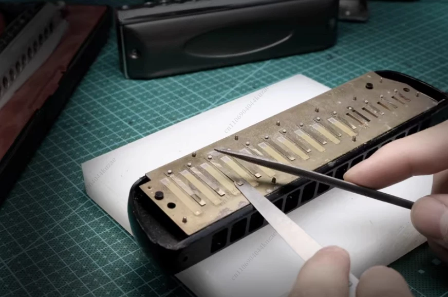 Harmonica Repair and Tuning Tool Kit, Chromatic & Polyphonic Repair, Disassembly and Cleaning Universal Tools