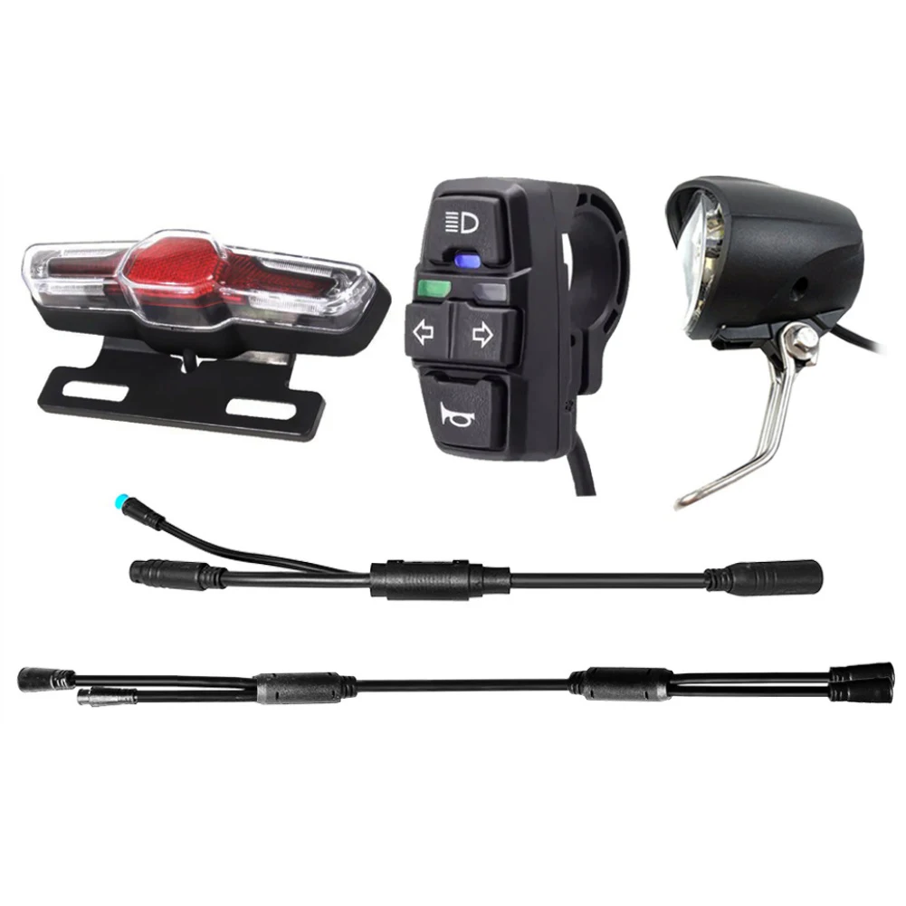 

Комплект аксессуаров для переоборудования литиевой батареи велосипеда с водонепроницаемым тормозом и указателями поворота для безопасности электронного велосипеда