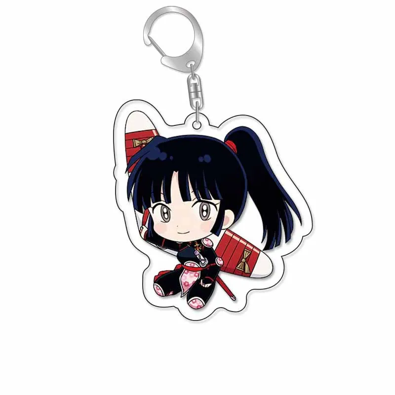 アニメ犬夜叉漫画キーホルダー日暮かごめ鬼滅殺生丸キーリングバッグ