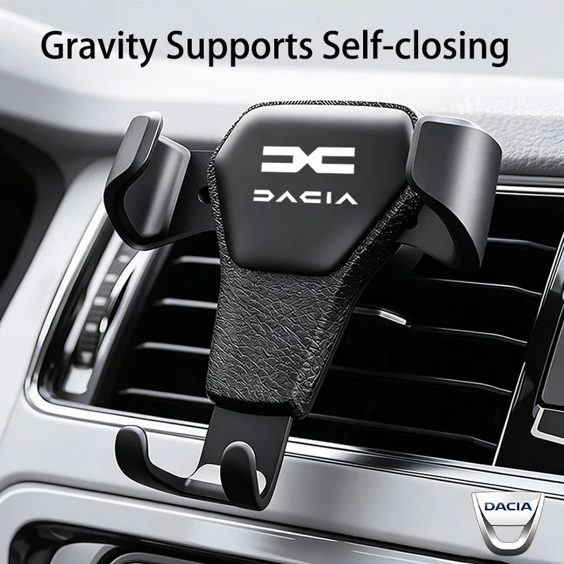 Auto-Handyhalterung mit Schwerkraftsensor, universelle Halterung für Dacia Duster Logan Sandero Stepway Dokker Lodgy MCV 2019 Spring