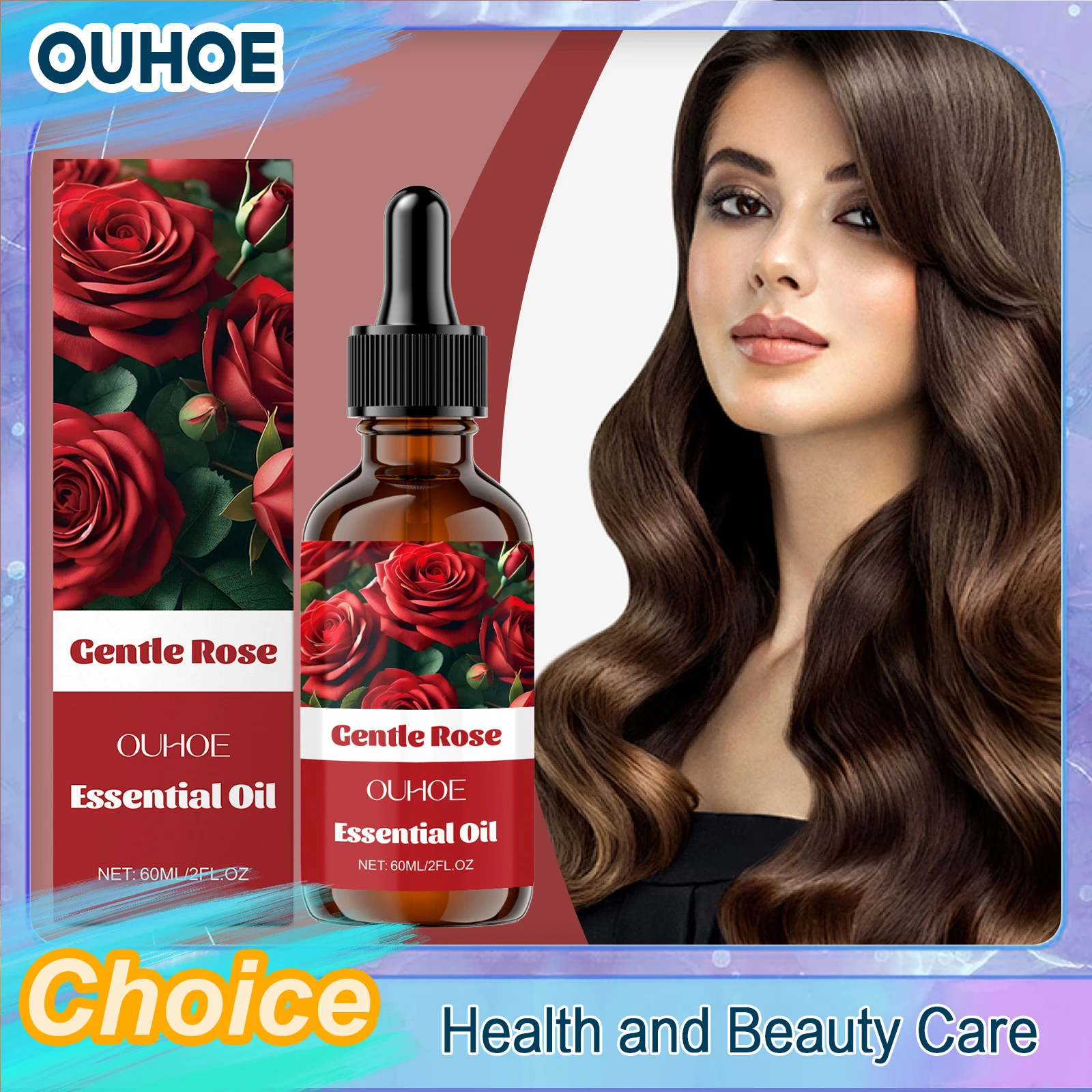 

OUHOE Multi-purpose Essential Oil Deeply Hydration Face Body Hair Diffuser Purifier Soft Glowing Moisturizing Massage Skin Care