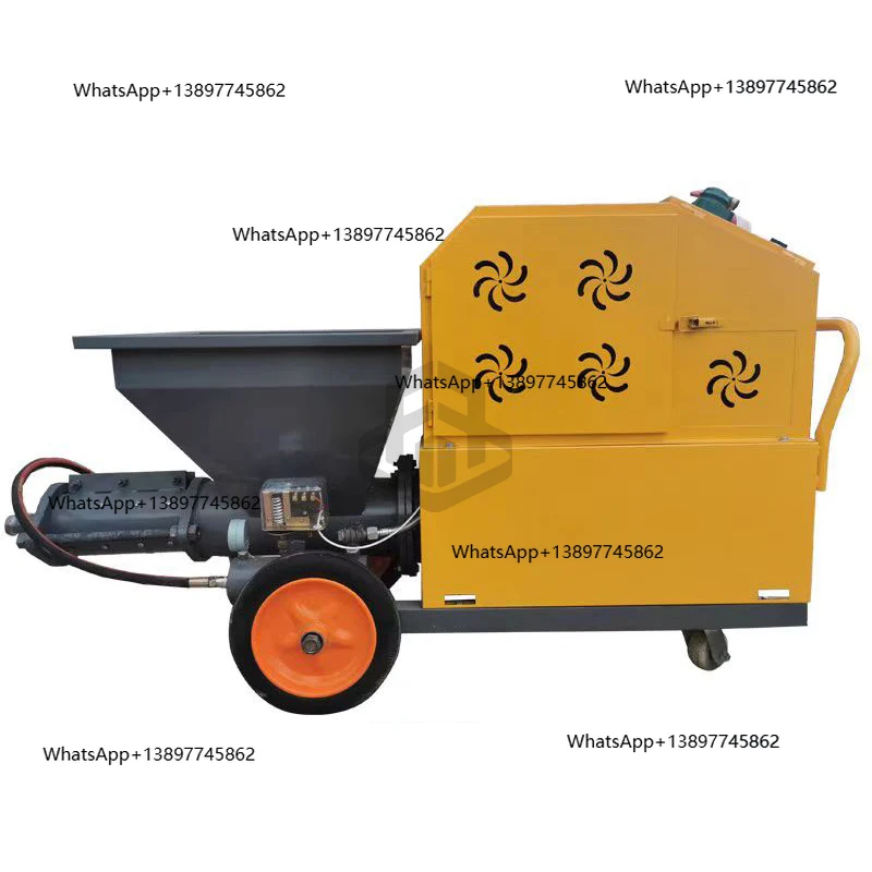 

Peiqi Factory Supply Cement Mortars Spraying Machine Electric D Power Small Mortar Sprayer for Exporting