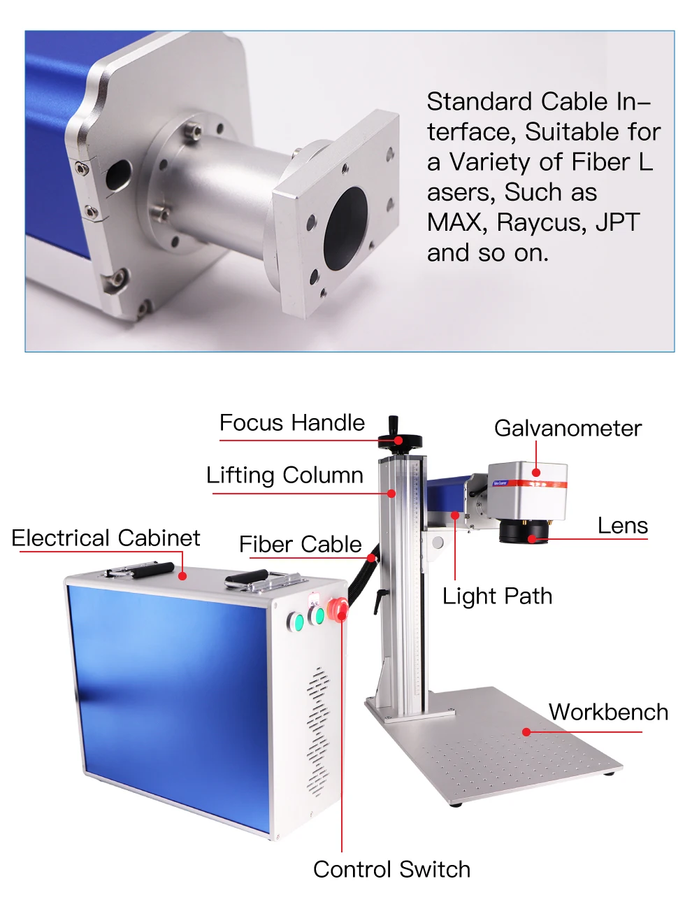 

Kindlelaser 30W Fiber Laser Engraving Machine For Metal Credit Cards 50w 100w 200w Metal Gold Engraving