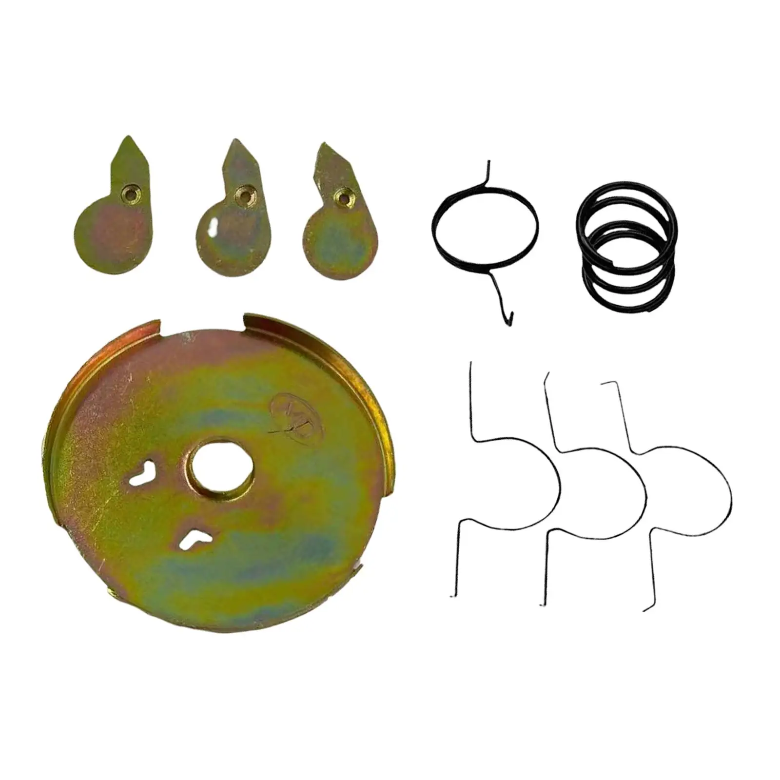Recoil Pull Starter Rebuild Kit Metal Assembly Silver Repair Part for ATV Dirt Pocket Bike 110 125M 185S 200E