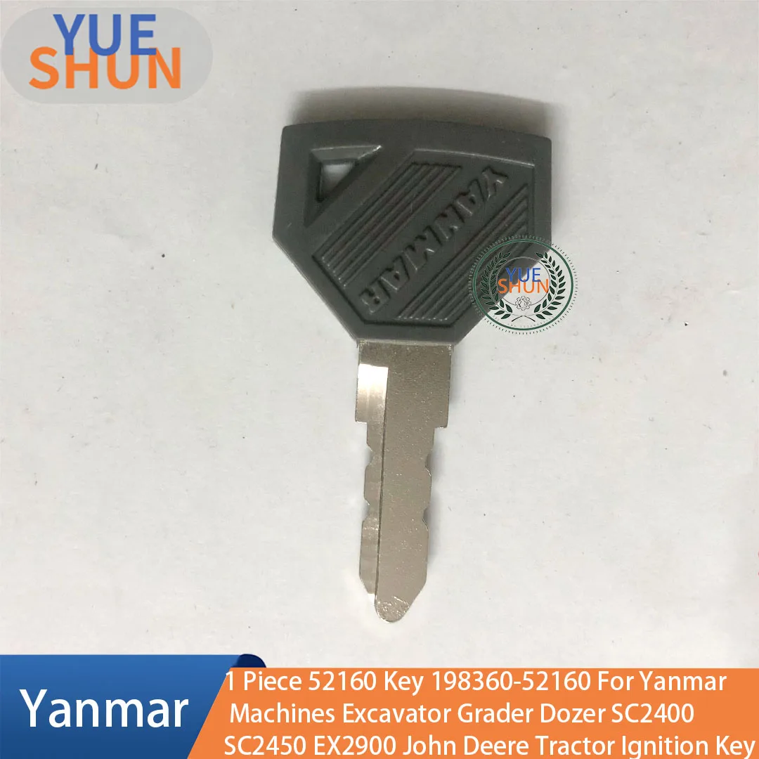 1 Piece 52160 Key For Yanmar New Excavator Grader Dozer Grader Dozer