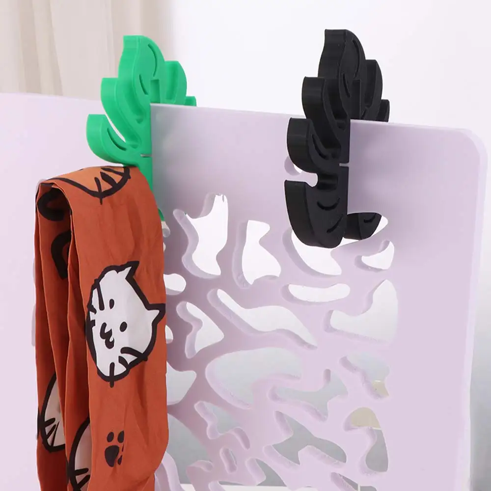 Anti-Scratch 3D Print Bathroom Hook Turtle Leaf Hawaiian Tropical Towel Hanger Space Saving Plastic Glass Door Hook Pool Area