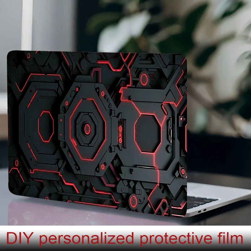 

2 наклейки для ноутбуков, защитная пленка с узором в виде сот, наклейка для самостоятельной установки, устойчивая к царапинам.
