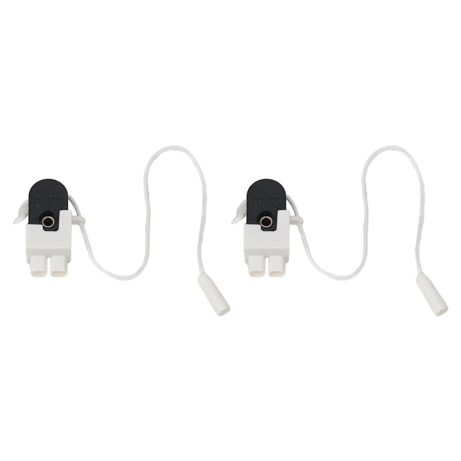 Set Of 2 Replacement Pull Cord Switches For Lamp And Light Fixtures Cord Operated Pull Chain Switch For Office And Home Use