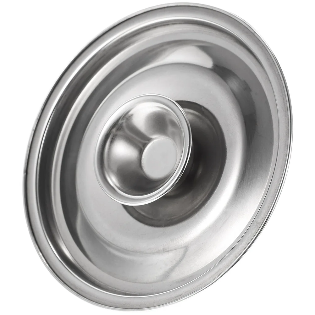

Stainless Steel Seasoning Pot Lids Oil Can Cover for Kitchen Cooker Rustproof Metal Lid Grease Container Replacement