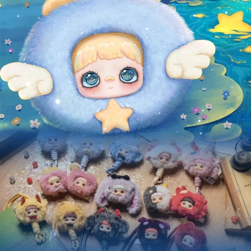 

Maymei V7 слепая коробка Maymei Horoscope Stories Сумка-сюрприз Аниме Виниловая плюшевая загадочная коробка Ремешок для телефона Кукла Подвеска Blindbox Игрушки