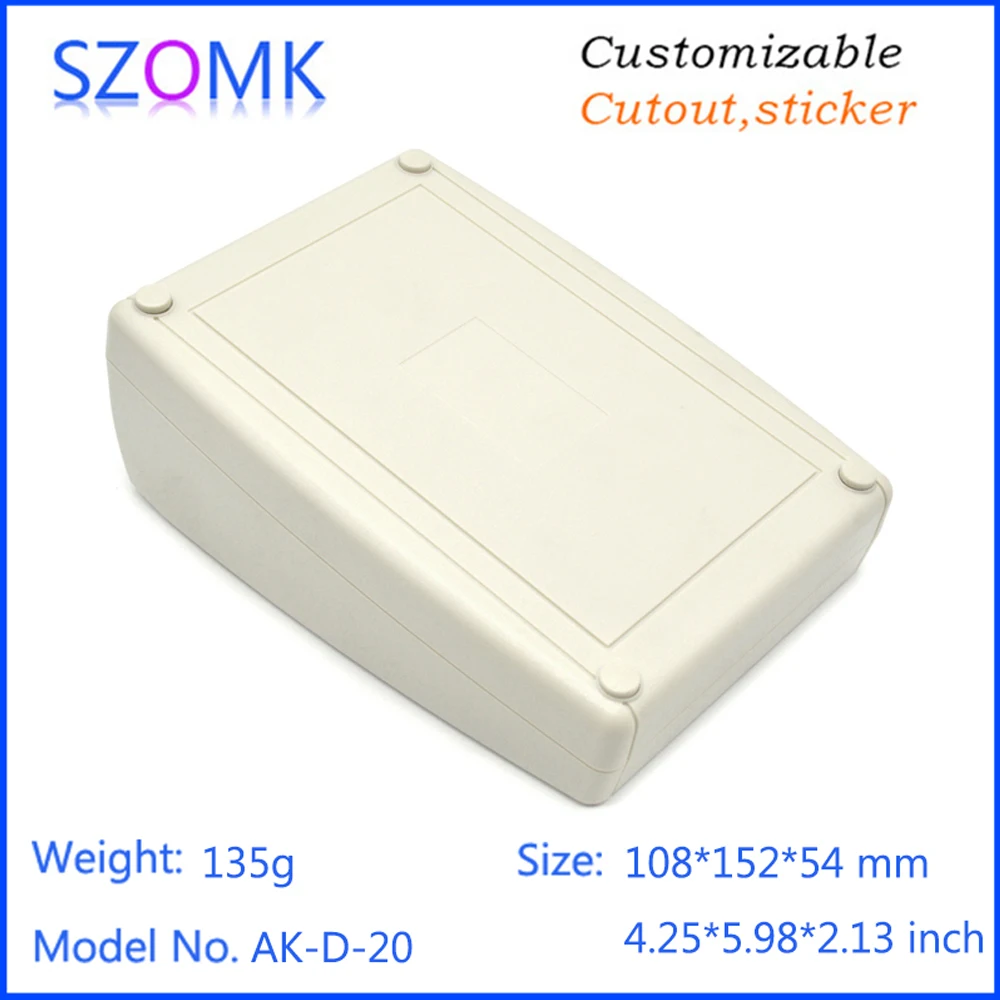 4Pcs Plastic desktop box 108*152*54MM plastic instrument box electronic abs plastic enclosure junction box