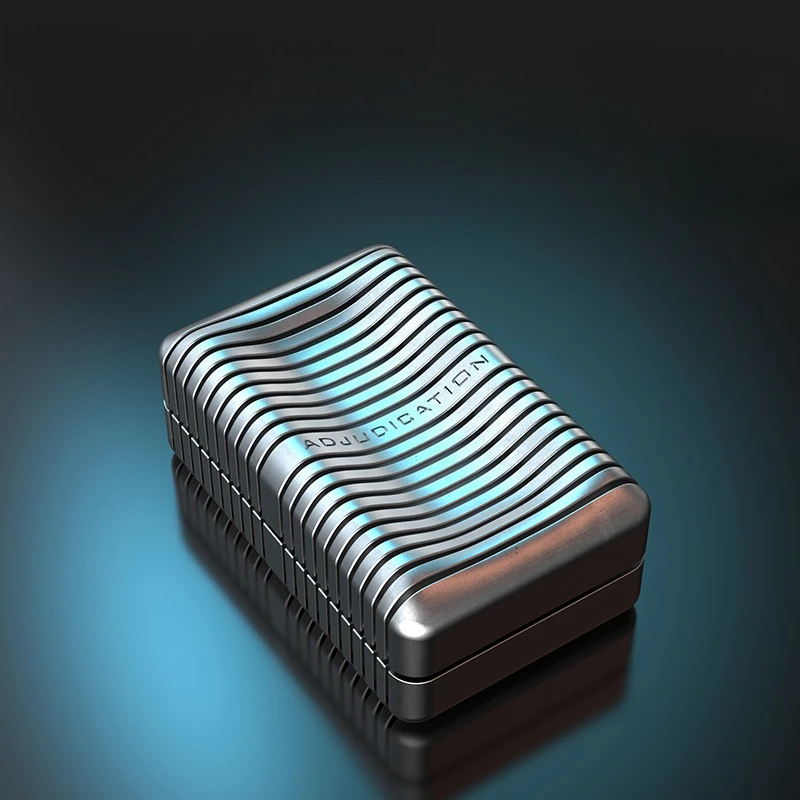 

Механическая игрушка-антистресс: магнитный слайдер-карточка, металлическая тактильная игрушка для снятия стресса, для взрослых