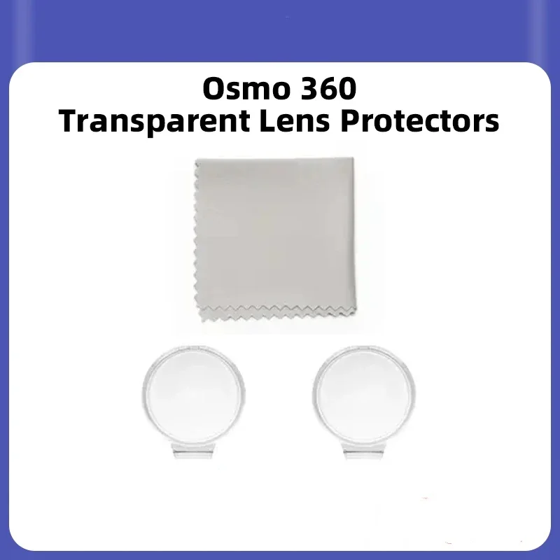 DJI Osmo 360 Transparent Lens Protectors multi-coated lens protectors guard against damage and minimize image loss for clear