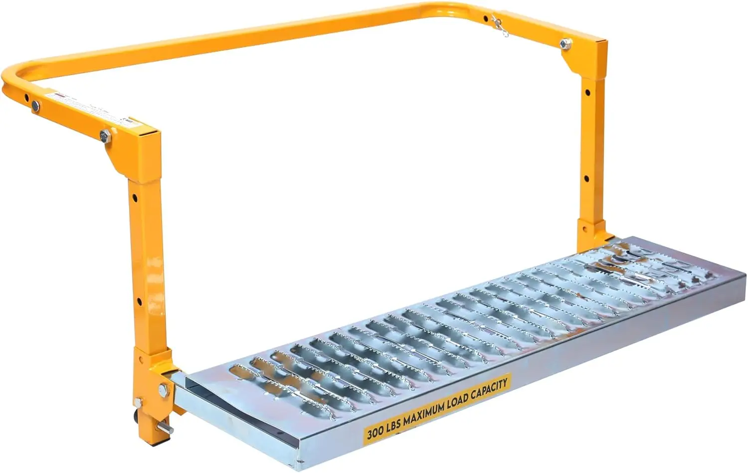 

Adjustable Truck Tire Service Step with Non-Slip Platform, Foldable, 300-lb Capacity for 32"+ Tires