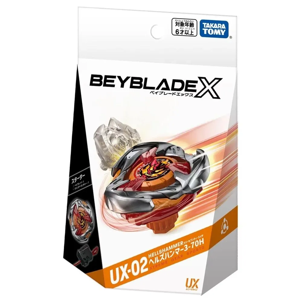TAKARA TOMY beyscollector UX-02 Starter Hells Hammer 3-70H with original box