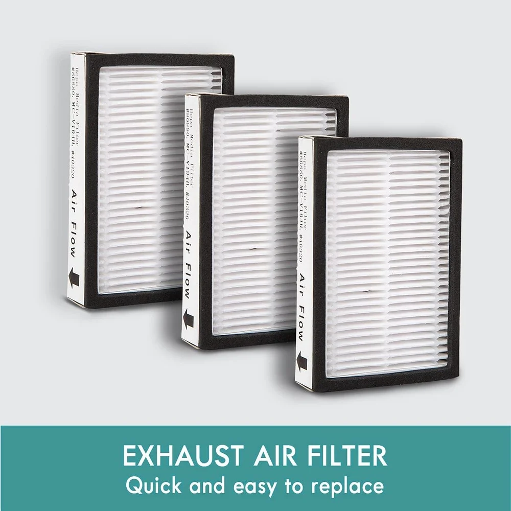 فلتر بديل HEPA 200 400 سلسلة مكانس كهربائية متوافقة مع BC2005 BC3005 BC3002 BC4002 عبوة من 3 قطع