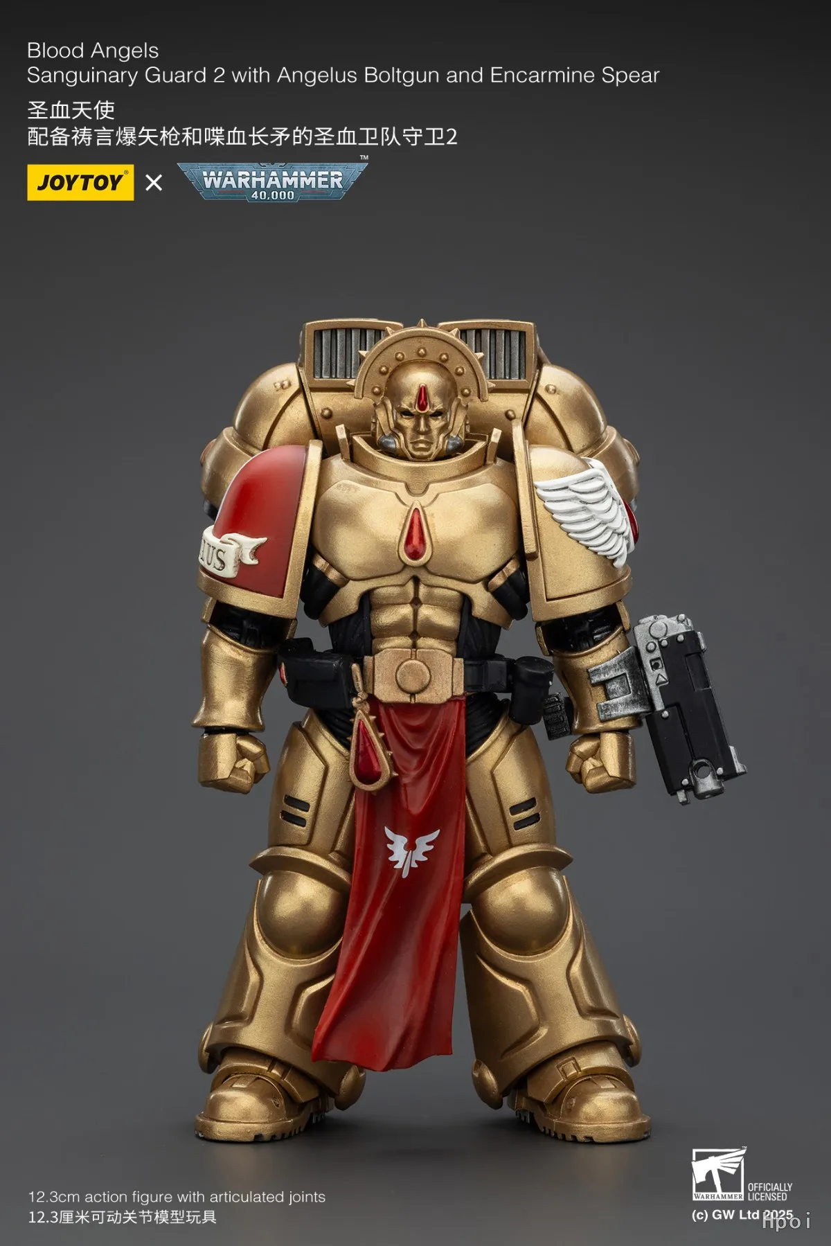 

В наличии JOYTOY Warhammer 40K Blood Angels Sanguinary Guard 3 с пистолетом Inferno и клинком Encarmine, фигурка-модель 1/18