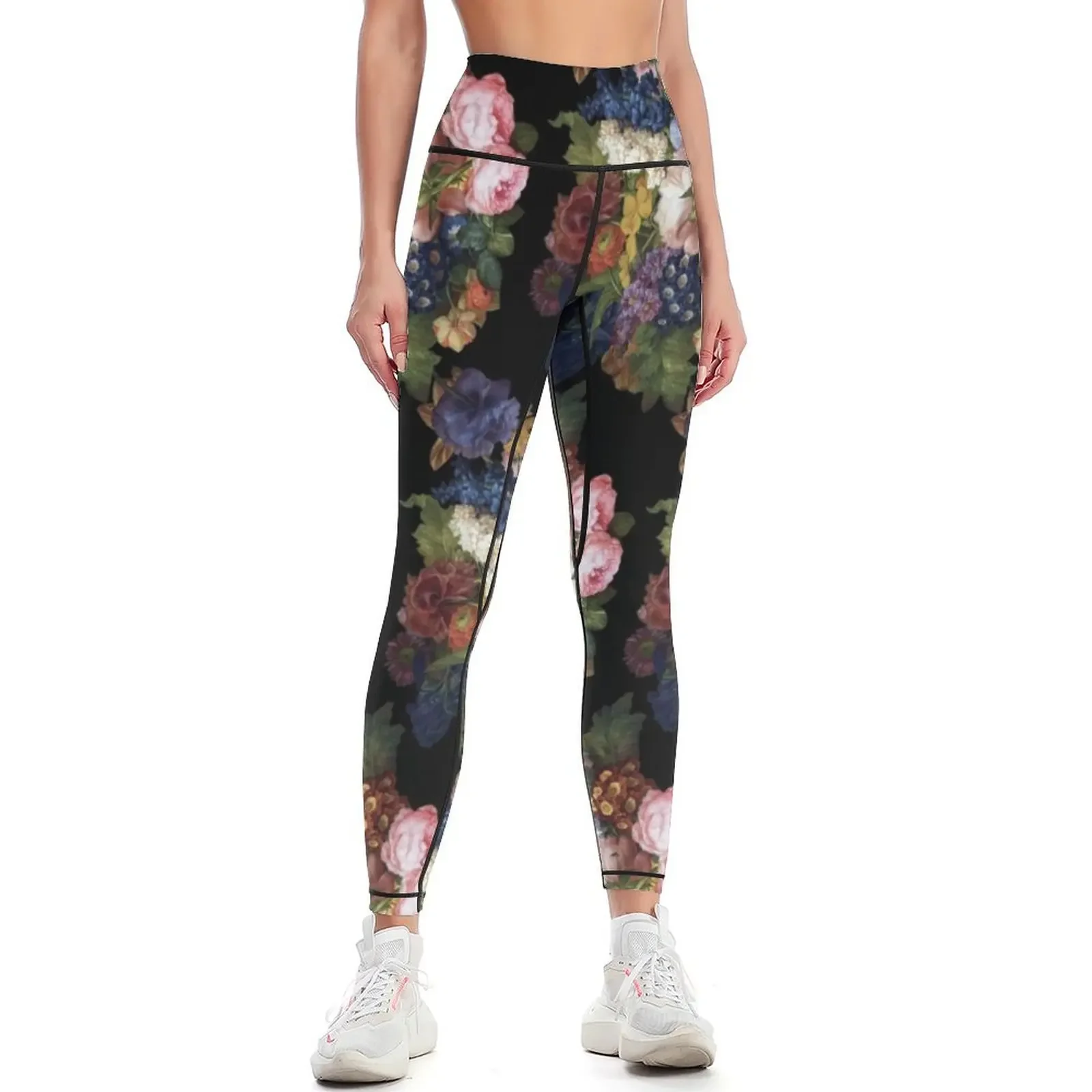 

Midnight garden Leggings Women's fitness gym wear push up fitness Leginsy push up Womens Leggings