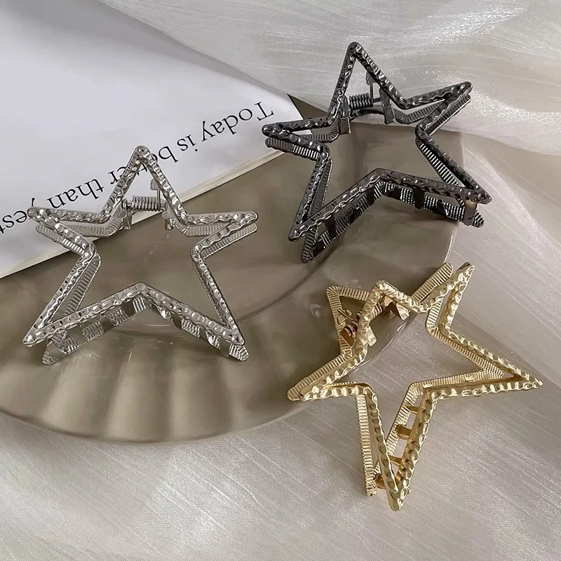 1pc Women Star Design Fashionable Hair Claw For Hair Decoration 1pc Women Star Design Fashionable Hair Claw For Hair Decoration