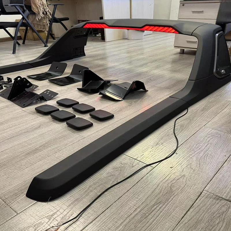 Dragon Scale Style LED Roll Bar Lamp Waterproof ABS Exterior Decorative Light Fits Hilux 2015+ Pickup Truck Models