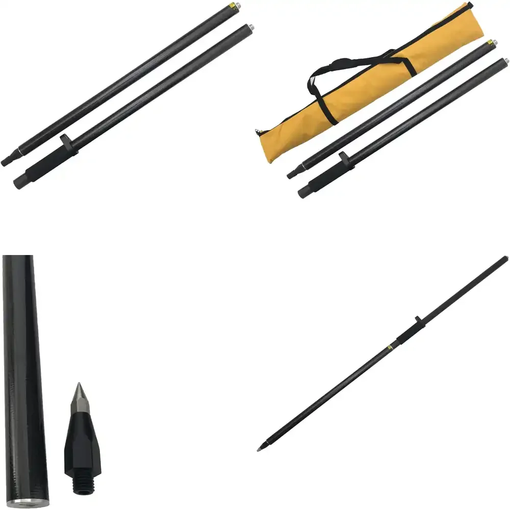 

GPS Carbon Fiber Pole 2m X 2 Sections GPS Surveying Pole for RTK GNSS Accessories