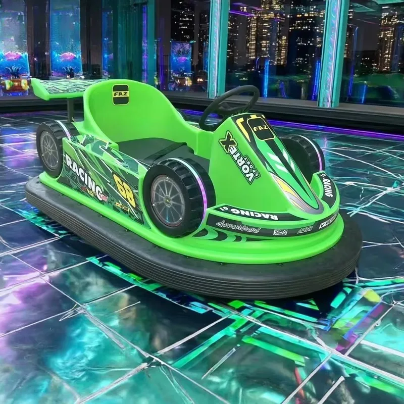 fiberglass bumper car children's indoor sports fun   parent-child drift toy mall adventure park
