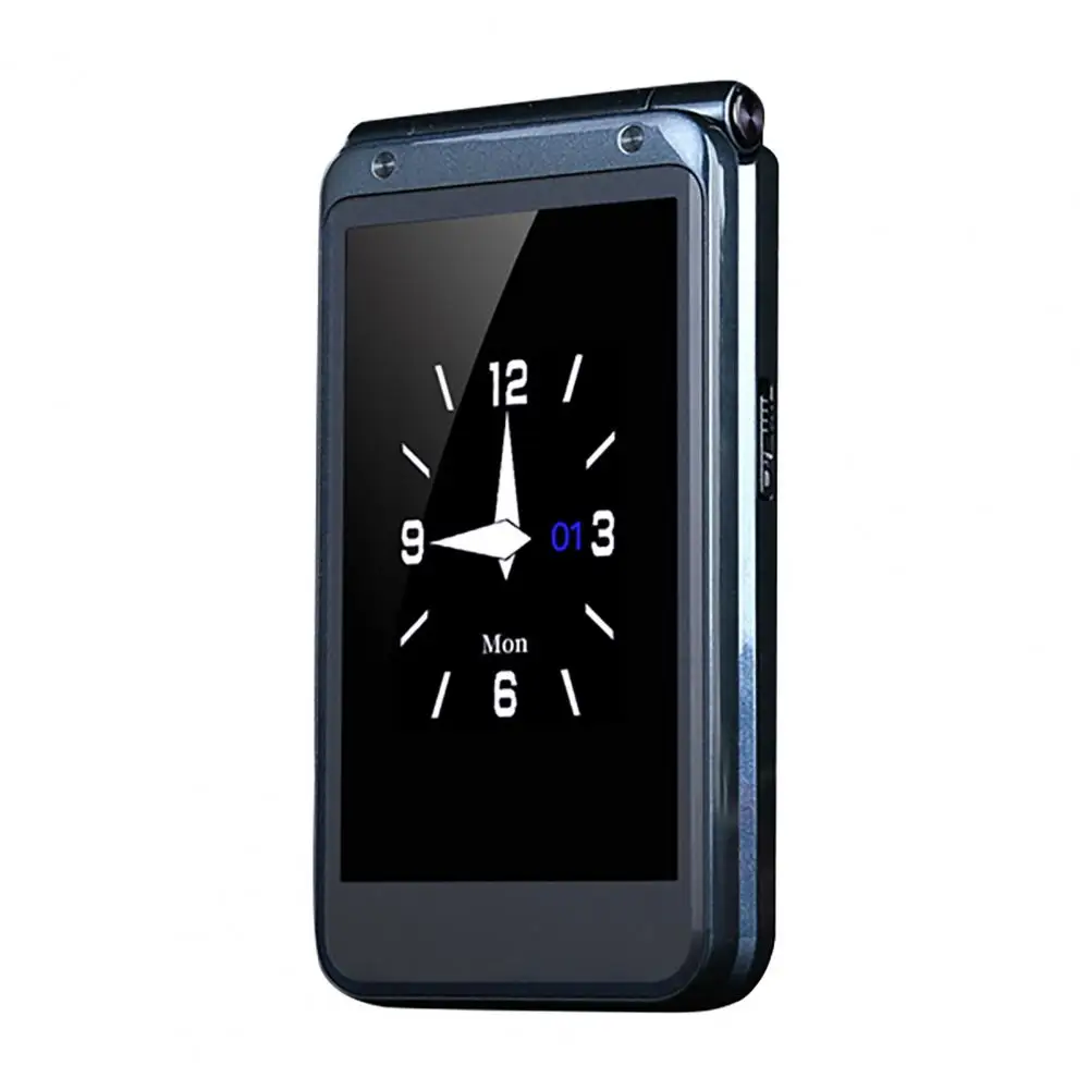 M9 telefone celular multifuncional dupla tela de exibição duplo cartão duplo standby dobrado estilo sos flip telefone teclado de reposição para o ancião